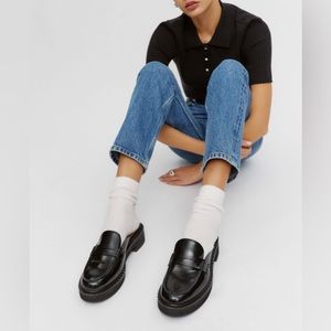 Reformation Angie Loafer Mule